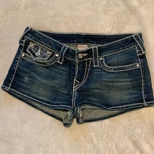 True Religion Disco Josie Big T Shorts
